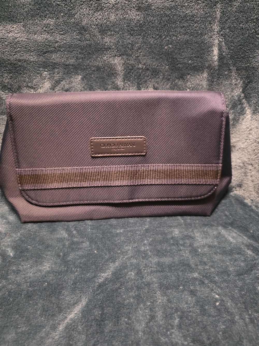 Giorgio Armani Men's Navy Travel Toiletry Bag